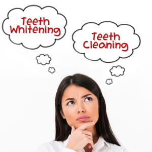 Difference B/W Teeth Whitening and Teeth Cleaning | Glendale